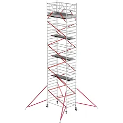 Altrex Fahrgerüst RS Tower 52 Aluminium mit Holz-Plattform 11,20m AH 1,35x1,85m