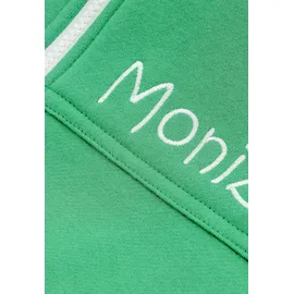 Moniz Jumpsuit MONIZ, Damen, Gr. XXL, EURO-Größen, grün (grün, weiß), 80% Baumwolle, 20% Polyester, Overalls Jumpsuit, mit kuscheligem Komfort