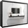 abiks möbel Schwebetürenschrank MADRYT 250 x 200 x 62 cm Schwarz/Weiß