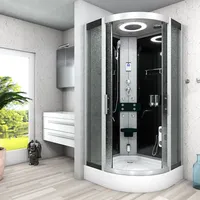 AcquaVapore Duschkabine Dusche D58-13M0-EC 90x90 cm mit 2K Scheiben Versiegelung