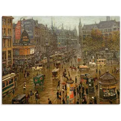 Wandbild ARTLAND "Der Spittelmarkt", braun (farbe bild(er): braun), B:80cm H:60cm, Bilder, als Alubild, Outdoorbild, Leinwandbild in verschied. Größen