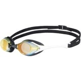 arena Cobra Original Swipe Mirror Unisex-Wettkampfbrille für Erwachsene, Schwimmbrille mit Verspiegelten Gläsern, Anti-Beschlag, UV-Schutz, 4 Austauschbare Nasenstege