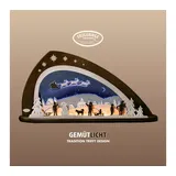 Weigla LED Schwibbogen/Lichterbogen"Santa Claus" Erzgebirge garantiert