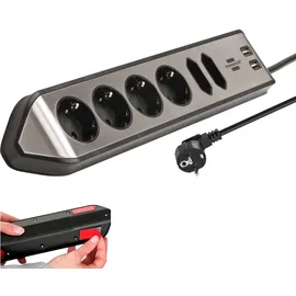 Brennenstuhl Tischsteckdose 2,00 m Schwarz 1 St.