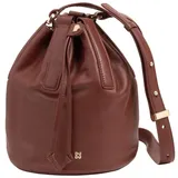 Dudu Filicudi Beuteltasche Leder 19 cm braun