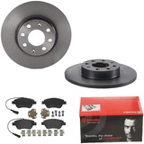 Brembo Bundle BREMBO | Bremsscheiben COATED belüftet + Beläge vorne für Fiat Grande Punto 199x