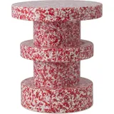 Normann Copenhagen Hocker Bit Stack Kunststoff 42 x 42 x 42 cm Rot