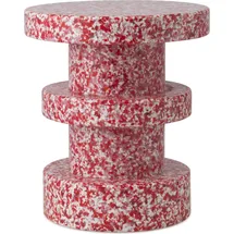Normann Copenhagen Hocker Bit Stack Kunststoff 42 x 42 x 42 cm Rot