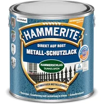 Hammerite Metall-Schutzlack 2,5 l hammerschlag dunkelgrün