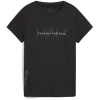 Puma Lauf-T-Shirt mit Grafik und Slogan Damen PUMA Black