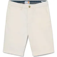 Timberland Claremont Twill Chino Shorts - White Smoke 33
