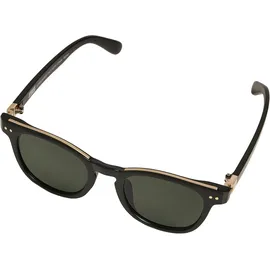 URBAN CLASSICS Sunglasses Italy with chain schwarz, - ONE SIZE