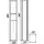 EMCO Asis 150 WC-Modul 964 x 168 cm Chrom/Optiwhite