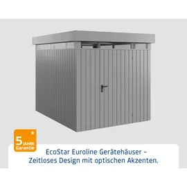 Hörmann Gerätehaus Euroline EFD6 2,29 x 2,77 m Grau
