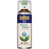 belton free Lackspray AQUAcolours 400 ml schokobraun matt