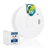 smartwares Rauchmelder - Austauschbare Batterie - Optischer Sensor - Testknopf - Geräuschlose Funktion - FSM-11710
