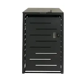 Mendler Mülltonnenverkleidung HWC-E83 116 x 71 x 98 cm anthrazit