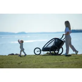 Hamax Cocoon Kinderanhänger grau 2025
