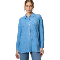 Zero Damen, Hemdbluse mit Stickerei Riviera,44 - 44