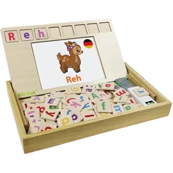 Lexibook Englisch-deutsche Holzschule Vokabeln Bio Toys