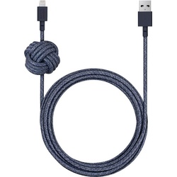 NATIVE UNION Night Cable USB-A to Lightning 3 m Smartphone-Kabel, Lightning, USB Typ A (300 cm) blau