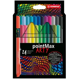Stabilo pointMax ARTY Filzstifte farbsortiert, 24 St.