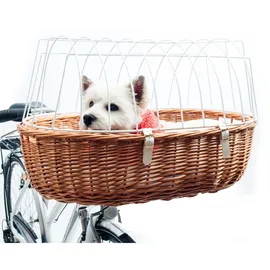 Aumüller Fahrrad-Tierkorb gesotten - Steuerkopfmontage vorne