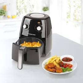 GOURMETmaxx Heißluft-Fritteuse XL schwarz