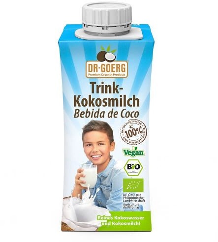 Trink-Kokosmilch - Dr. Görg – bio (0.2l)