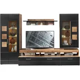 Innostyle Wohnwand Sonate Lack Schwarz