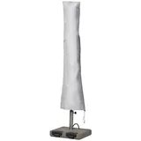 mehr Garten Abdeckung Protect für Sonnenschirme 220 x 30/55 cm Grau