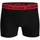 Björn Borg Boxershorts Cotton Stretch 3er Pack Schwarz / Rot / Grün XL