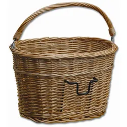 Aumüller Fahrradkorb Weide natur für Halter Klick-fix - praktischer Transportkorb