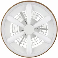 Brilliant Gaiano 48 cm Deckenventilator Braun/Weiß