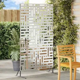 vidaXL Sichtschutz 180 cm grau Stahl