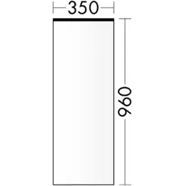 Burgbad Fiumo Hängeschrank, 1 Tür, UHEH035RF3960G0200,