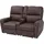 MCW Kinosessel MCW-K17 Stoff/Textil 2er  ~ 70 x 100 x 90 cm Braun