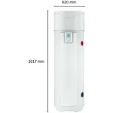 Warmwasserwärmepumpe Explorer Evo 2 Speicher 1 Wärmetauscher 200 l - Austria Email