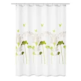 KLEINE WOLKE Duschvorhang Polyester, Grün,