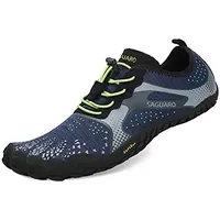 SAGUARO Unisex Barfußschuhe Atmungsaktiv Leichte Fitnessschuhe Breiter Zehenbox