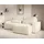 moeblo Eckcouch Cord 2-Sitzer Beige