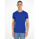 Tommy Hilfiger T-Shirt »STRETCH SLIM FIT TEE«, Gr. XXXL, Ultra Blue, , 21632234-XXXL