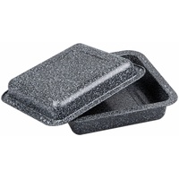 CHG KombiSet Auflaufform Bräter QUADRO Granito 2teilig antihaftbeschichtet