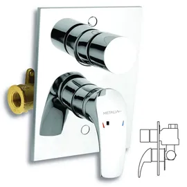 NOVASERVIS Metalia 57 Unterputzarmatur Grau 57050R,0