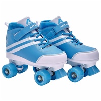 Apollo Rollschuhe Verstellbare Soft Boot Rollschuhe Kinder und Jugendliche, größenverstellbare Roller Skates für Mädchen und Jungen - Größen 31-42 blau S (31-34)