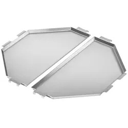Neumärker Diamant Grill Hitze Deflektor, Deflektor aus einfach zu reinigendem Edelstahl, 1 Stück