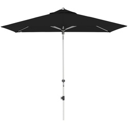 DOPPLER Sonnenschirm »Auto Tilt«, quadratisch, abknickbar, Sonnenschutzfaktor: 80+ - schwarz