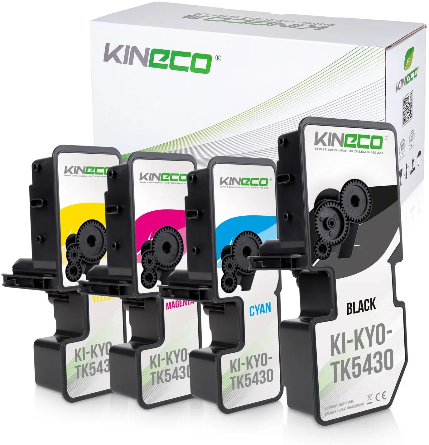 4 Toner kompatibel zu Kyocera TK-5430