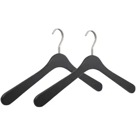 Songmics Kleiderbügelset, Schwarz, Metall, cm, Garderobe, Kleiderbügel