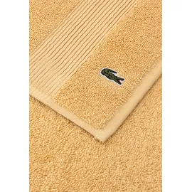Lacoste LLECROCO Handtuch 50 x 100 cm braun